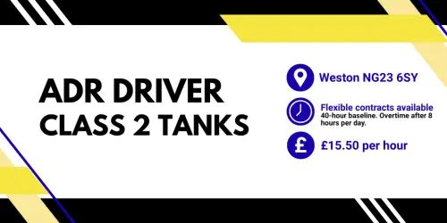 ADR Driver &lpar;Class 2 Tanks&rpar;