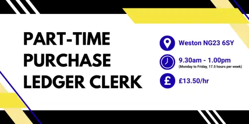 PART-TIME PURCHASE LEDGER CLERK