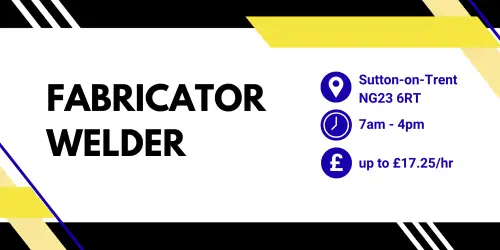 Click Here To Enlarge This Photo Of FABRICATOR WELDER